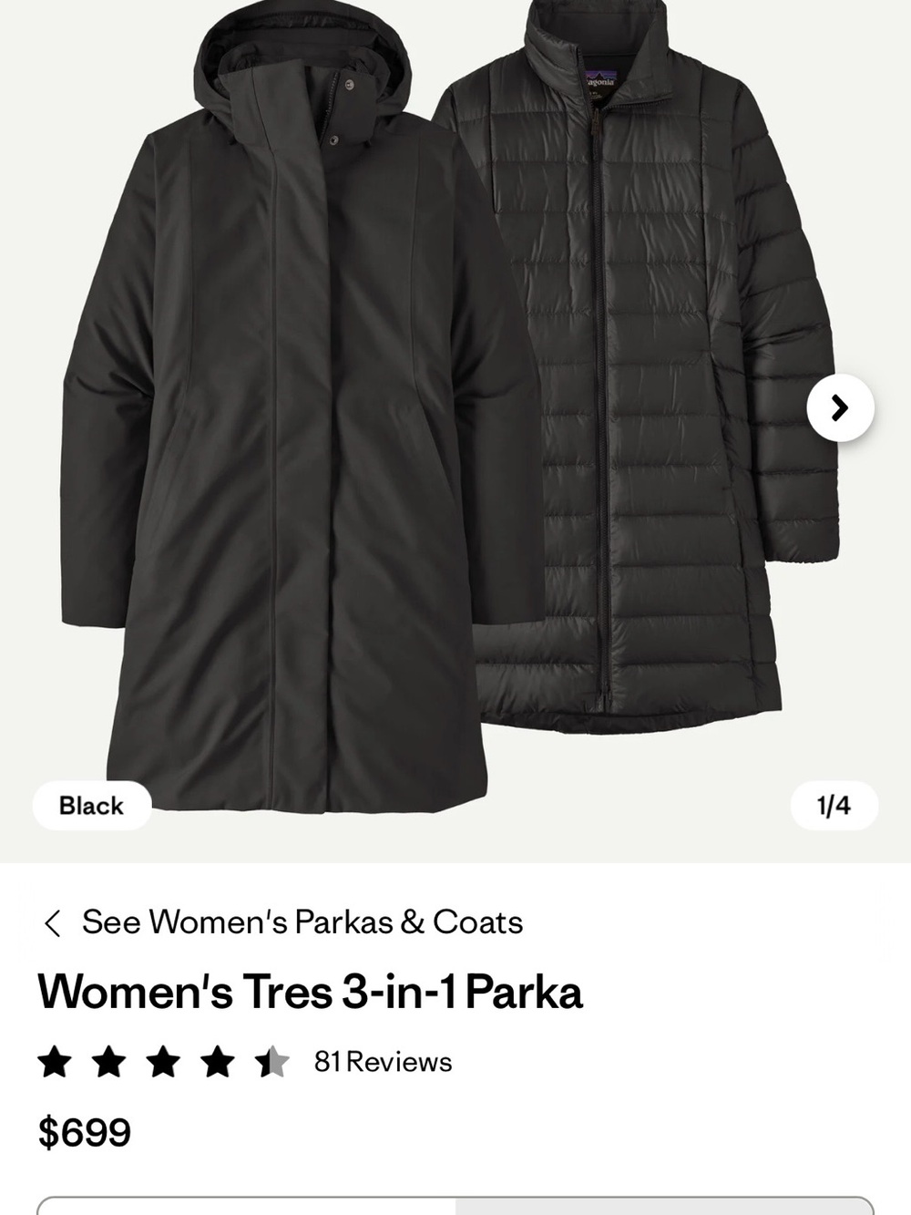 Patagonia Women's Tres 3-in-1 Parka - purple